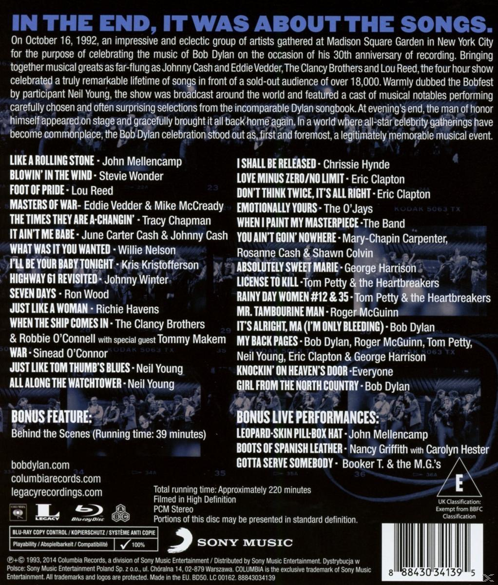 Bob Dylan, VARIOUS - 30th Anniversary Concert Celebration (Deluxe Edition)  - (Blu-ray)
