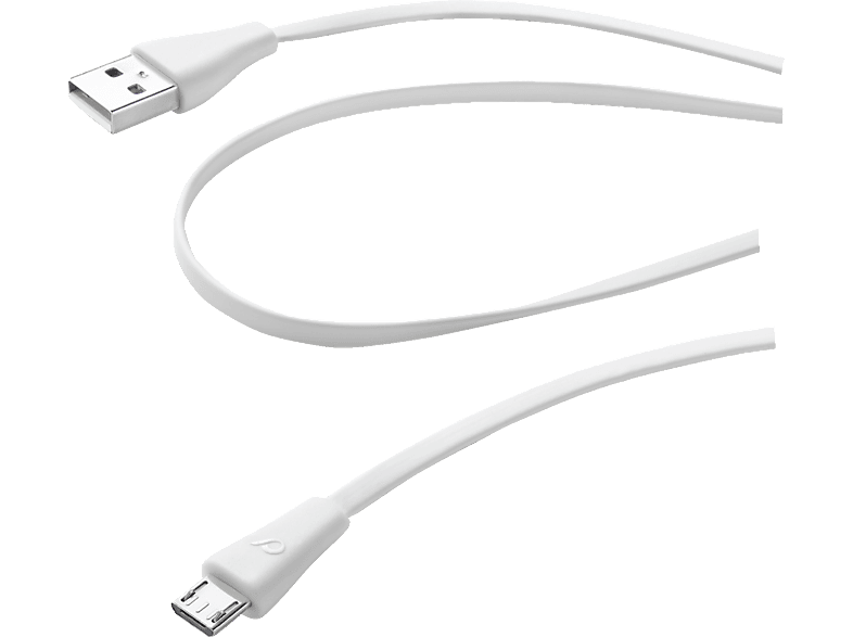 CELLULAR LINE 35313, 1x USB Daten-Kabel, 1 m, Weiß