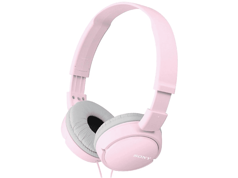 Sony MDR-ZX110AP Auriculares con cable y micrófono, color rosa