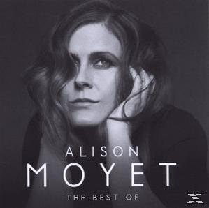 Albumcover mit Schwarz-Weiß-Porträt einer Frau, Text sagt Alison Moyet.