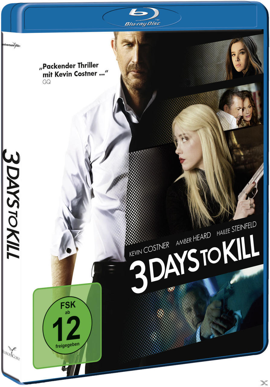 Filmcover mit Kevin Costner, Amber Heard und Hailee Steinfeld. Blaue Blu-ray Hülle.