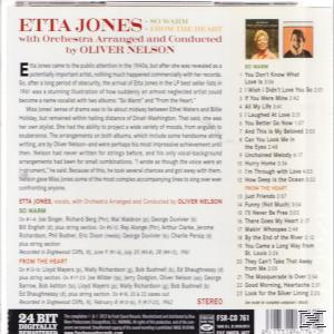 Etta Jones - So Warm-From The Heart  - (CD)