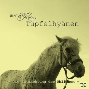 Sebastian Krämer Albumcover. Ein Pferd mit geflecktem Fell, gelber Hintergrund und Text.