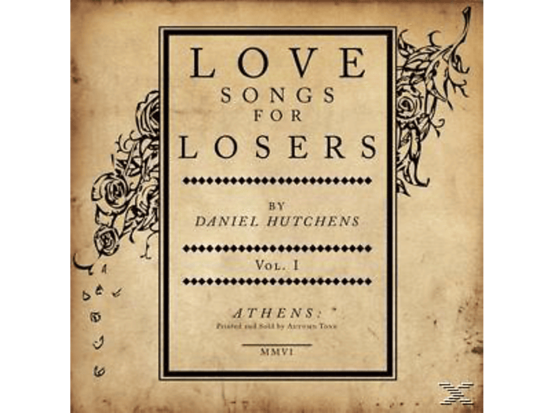 Daniel Hutchens - Love Songs For (CD) Losers 