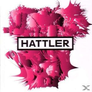 Albumcover mit rosa abstrakter Kunst und dem Text HATTLEr.