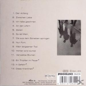 Albumcover mit Songtiteln und Silhouetten von Personen.