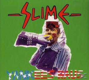 Albumcover mit einer Person, die ein gelbes Essen isst, grünem Hintergrund und dem Namen der Band.