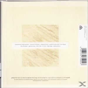 Albumcover mit Text auf cremefarbenem Hintergrund, mit Barcode.