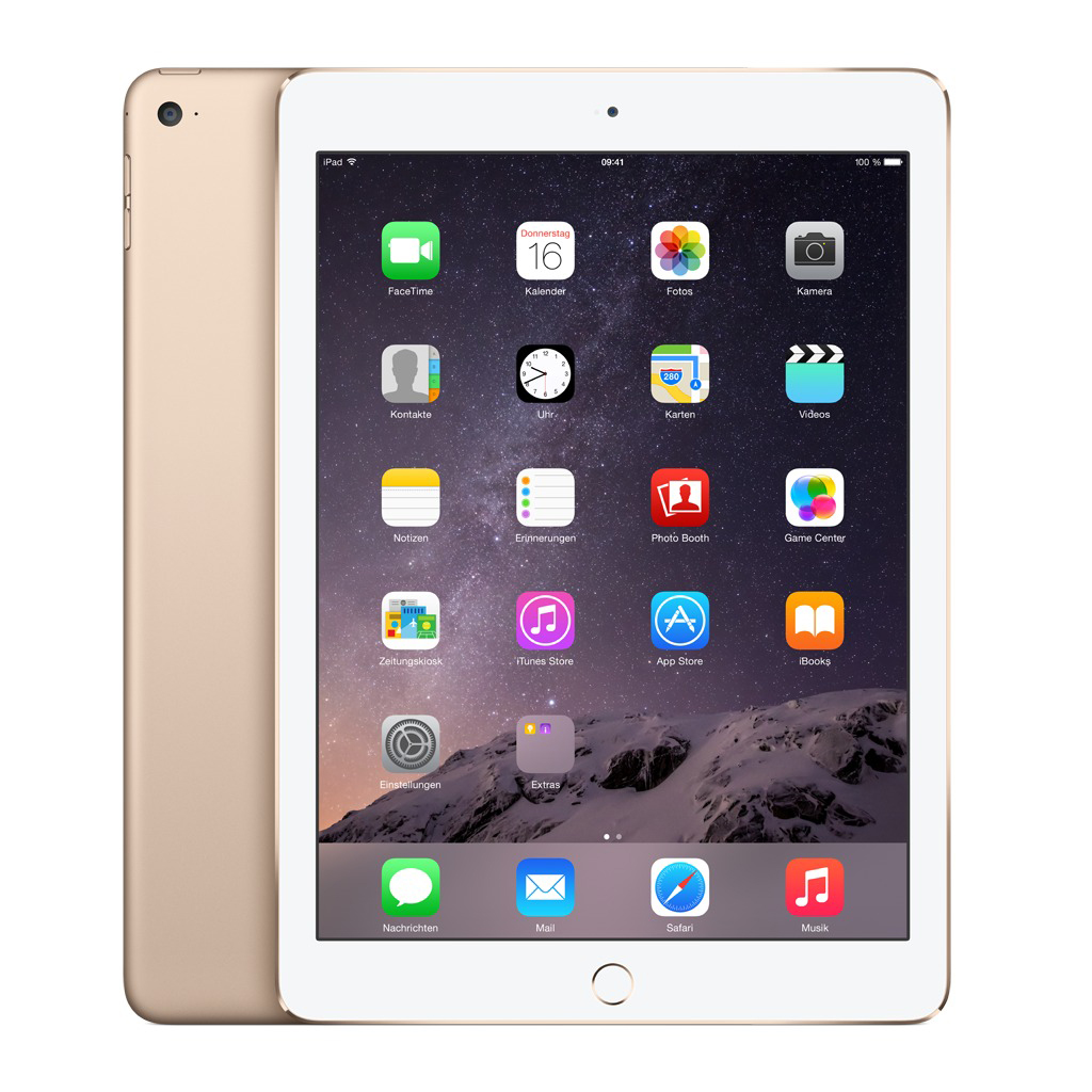 APPLE iPad Air 2 MH0W2FD/A, Tablet, 16 GB, 9,7 Zoll, Gold