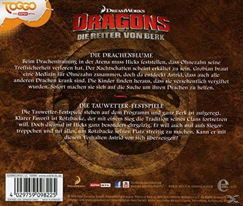 - - Von Hörspiel (CD) Dragons Drachenblume Berk Z.Tv-Serie-Die (6)Original Reiter - Die