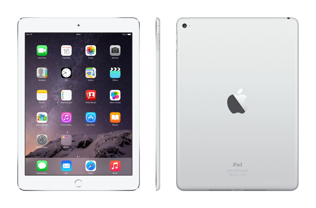 APPLE iPad Air 2 MGKM2FD/A, Tablet, 64 GB, 9,7 Zoll, Weiß/Silber