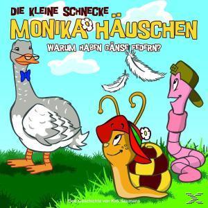 Kinderbuchcover. Eine Gans, eine Schnecke und ein Wurm werden dargestellt. Titel ist auf Deutsch.