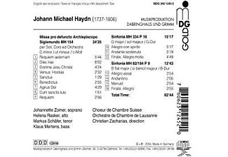 Choeur De Chambre Suisse, Orchestre De Chambre De Lausanne, VARIOUS - Haydn: Requiem - Symphonies P9 & 16  - (CD)