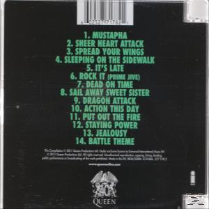 Album-Rückseite mit Songtiteln in grüner Schrift auf schwarzem Hintergrund.