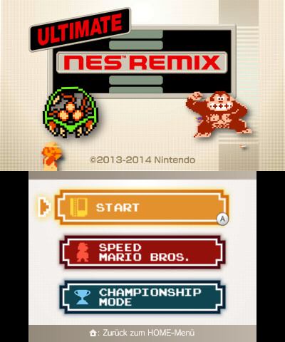 Ultimate NES Remix - [Nintendo 3DS]
