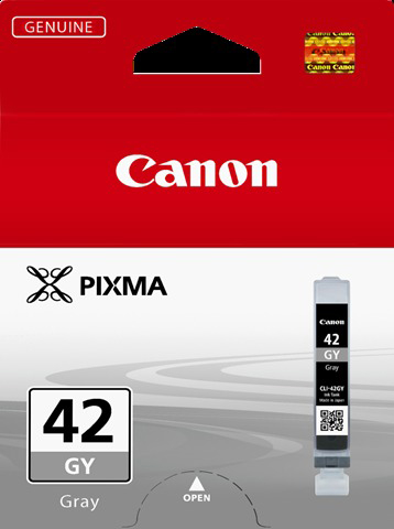 Canon PIXMA 42 GY graue Tintenpatronenverpackung.