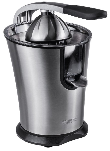 Exprimidor - Princess 201851 MASTERS JUICER Potencia de 160W, Semi-profesional, Exterior acero