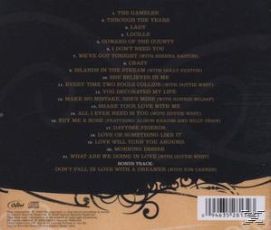 CD-Cover, schwarz mit goldfarbenem Text, Songlisten. Der Text ist in Gold gehalten.