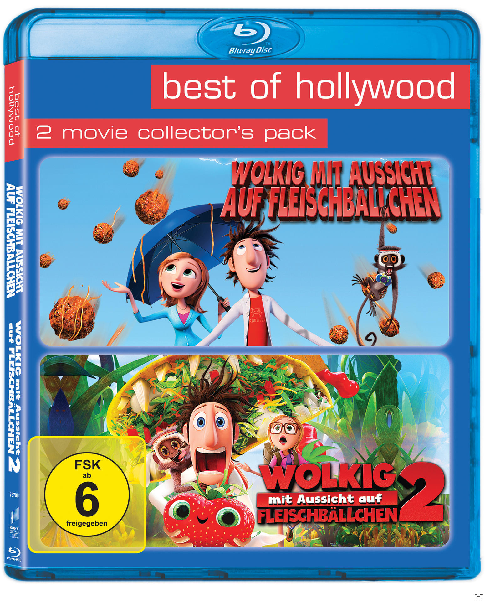 Wolkig mit Aussicht auf Fleischbällchen 1 &2 (Best Of Hollywood) Blu-ray