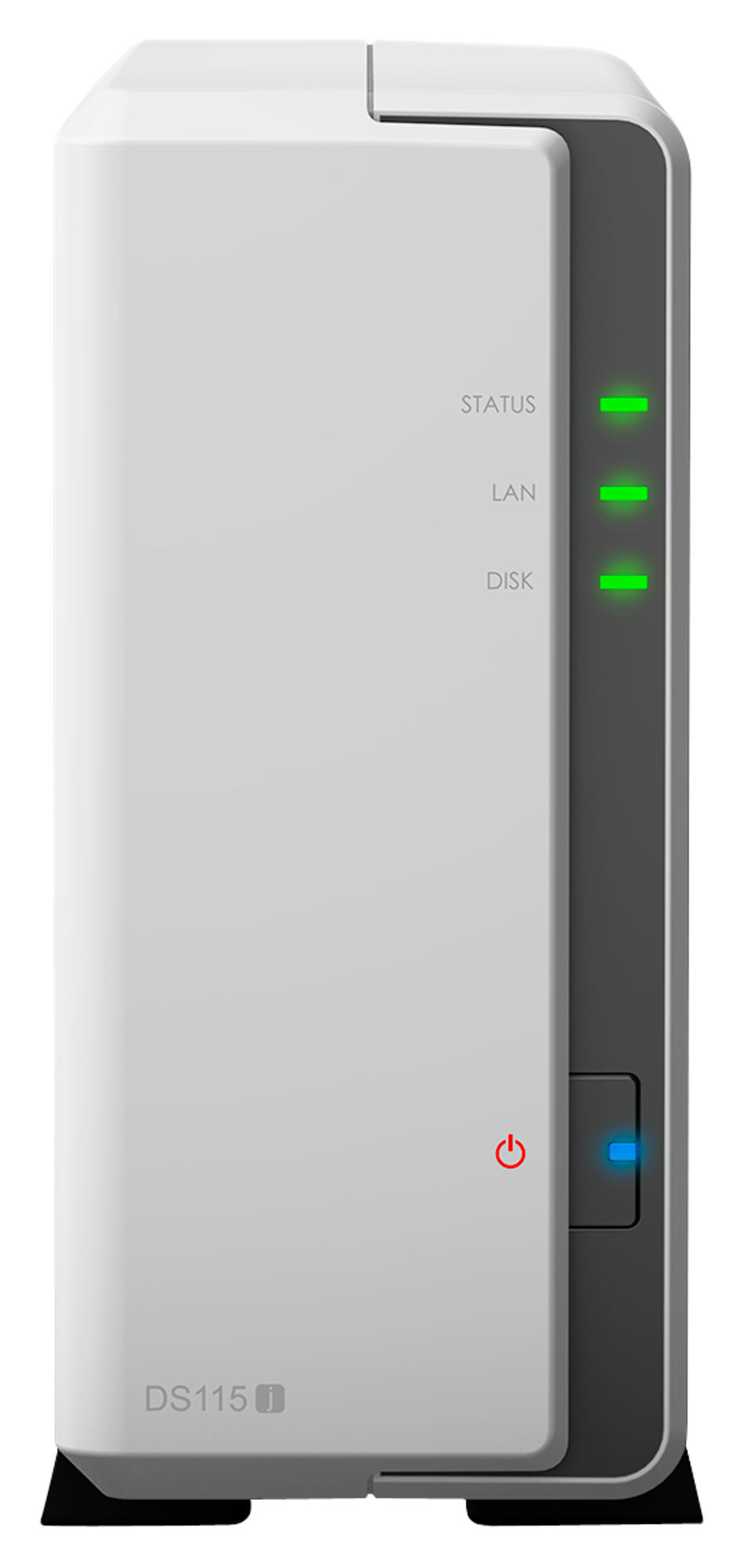 SYNOLOGY DS115J 1-Bay NAS-Leergehäuse Silber}
