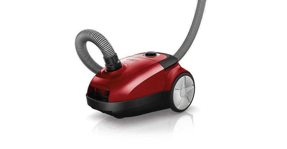 PHILIPS FC8654/01 Performer Active 2100W Toz Torbalı HEPA 10 Yıkanabilir Filtreli Elektrikli Süpürge Kırmızı
