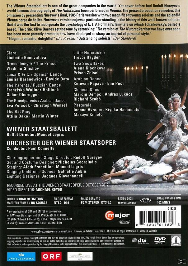 Liudmila Konovalova, Vladimir Shishov, Wiener Staatsballett, Orchester Der Wiener Staatsoper - The Nutcracker  - (DVD)