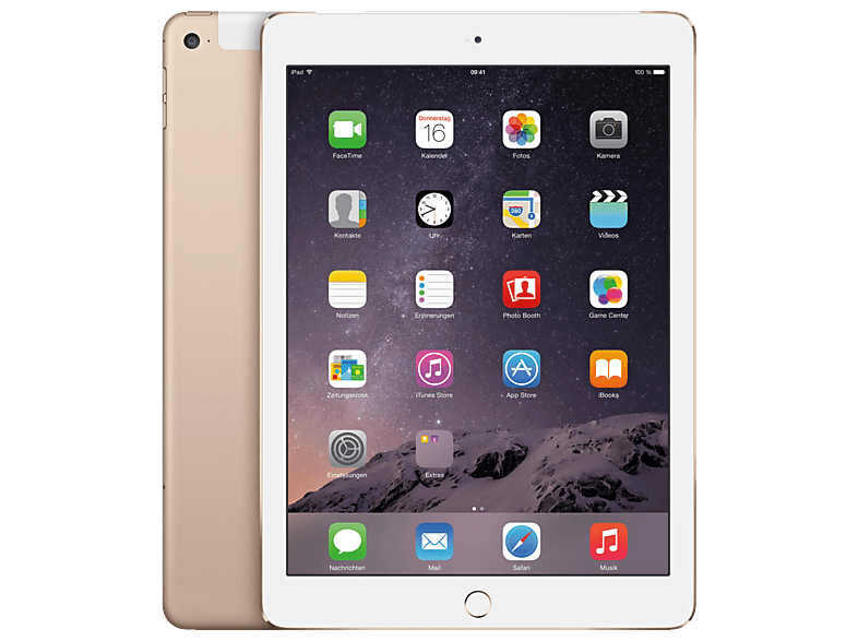 APPLE iPad Air 2 MH1C2FD/A Cellular, Tablet, 16 GB, 9,7 Zoll, Gold