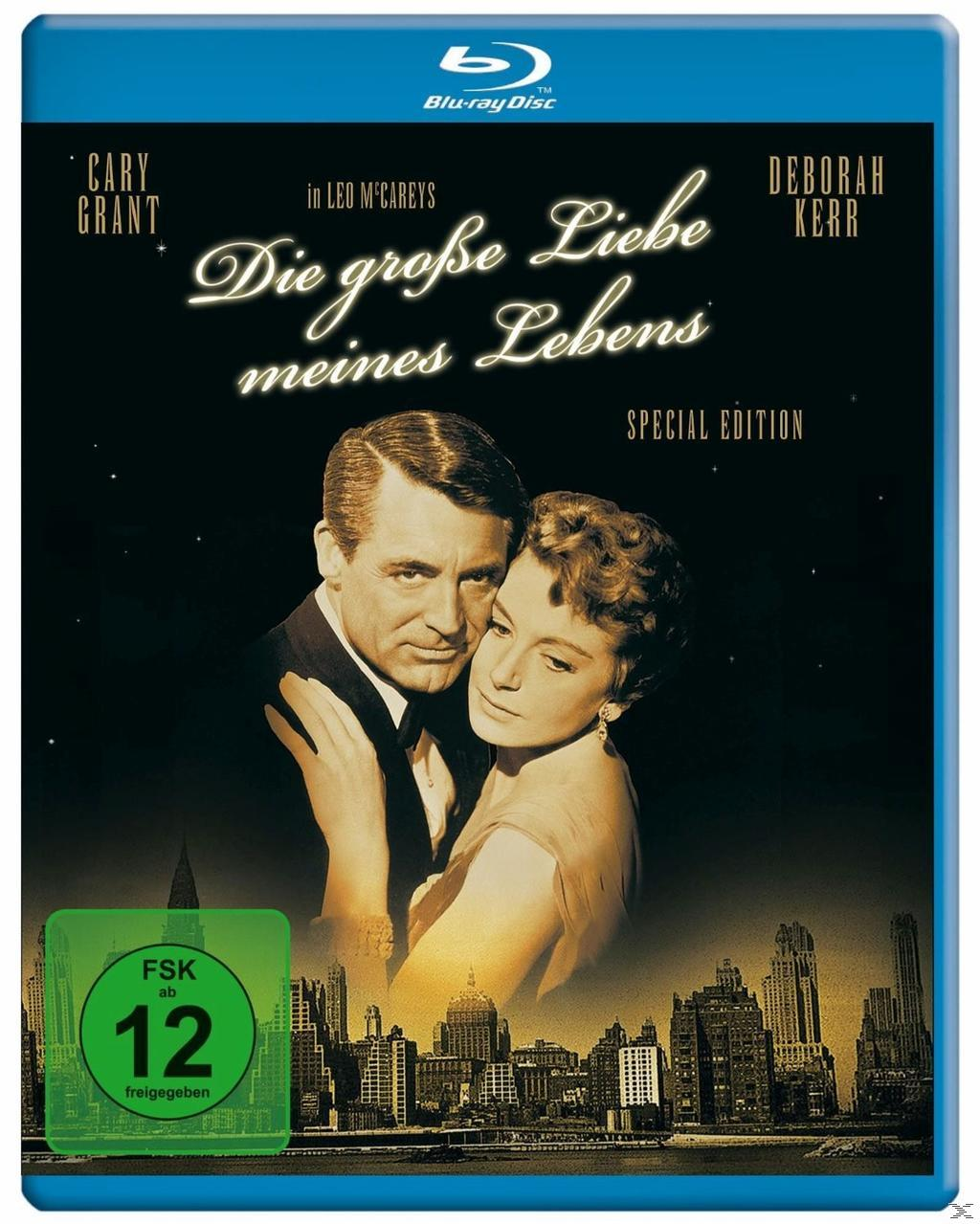 Filmcover: Cary Grant und Deborah Kerr umarmen sich. Titel auf Deutsch, Die große Liebe meines Lebens.