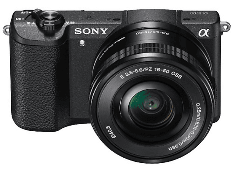 Evil Sony Ilce 5100l 24.3 mp full hd wifi nfc negro pz 1650mm 55210mm oss ilce5100 de fotos digital con montura tipo α5100 sensor apsc mirrorless a5100+1650+55210 apsh iso 100 25600 24.7 3