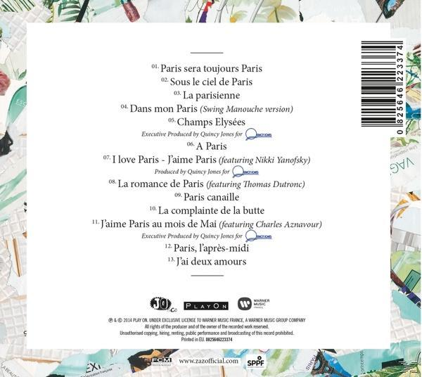 (CD) - Zaz - Paris