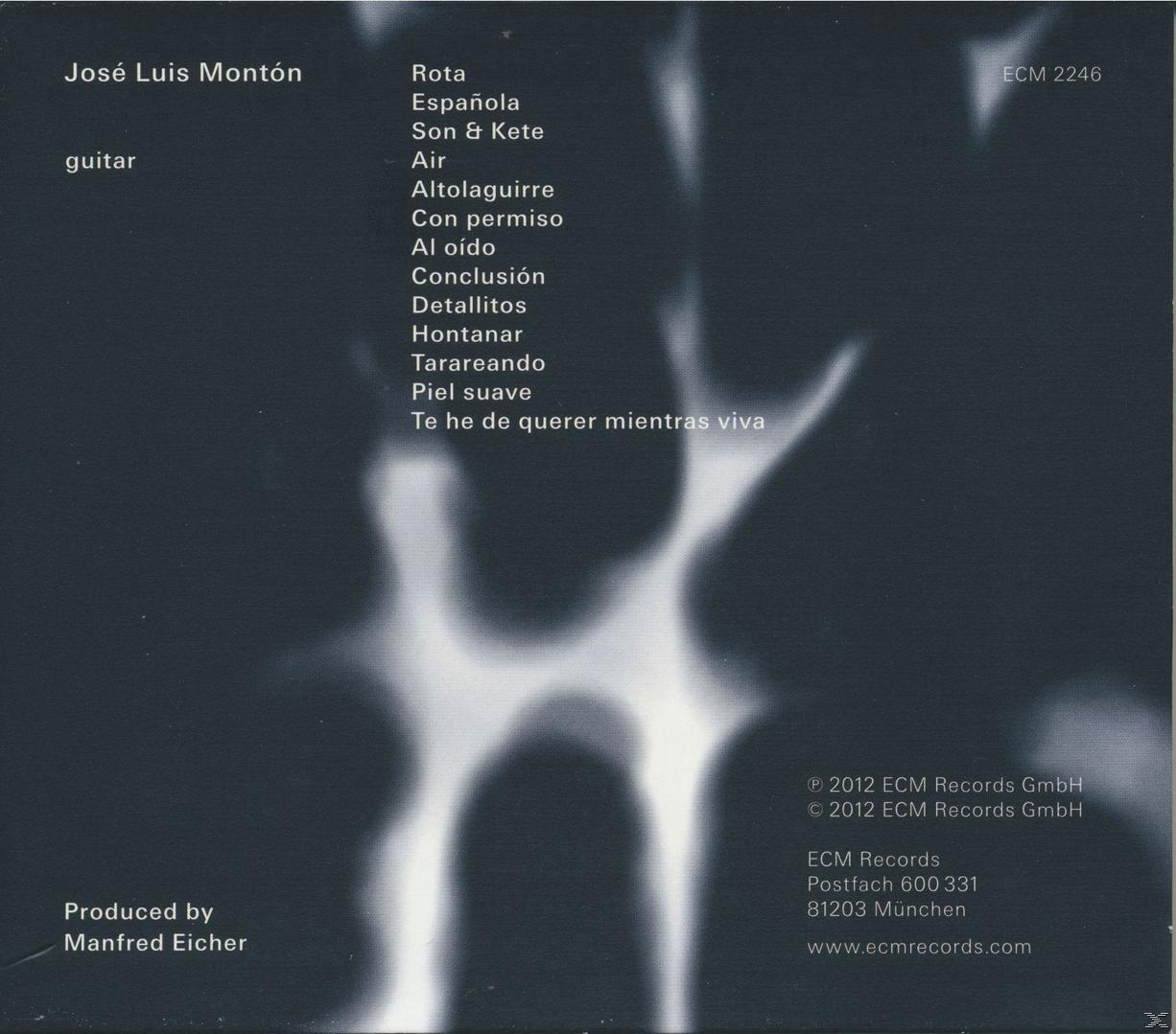 Jose Luis Monton - Solo Guitarra  - (CD)