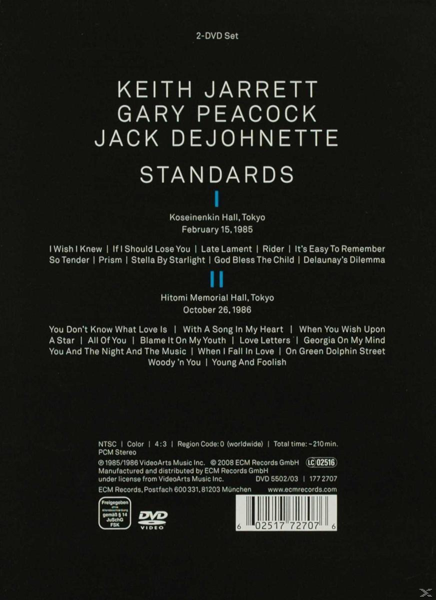 Keith (DVD) Standards Jarrett, I Japan / Ii Volume Gary & - Jarrett Keith DeJohnette, In / - Peacock, - Jack