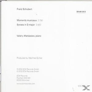 Valery Afanassiev - Moments Musicaux  - (CD)