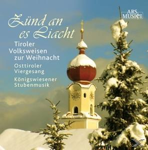 es Liacht-Tiroler (CD) - an Zünd Viergesang Volksweisen Koenigswiesener - Stubenmusik Osttiroler