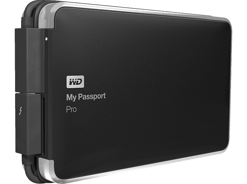 WD My Passport Pro WDBRMP0020DBK | Orden unidad de disco duro - 2 TB - 2 compartimentos - 2 x HDD 1