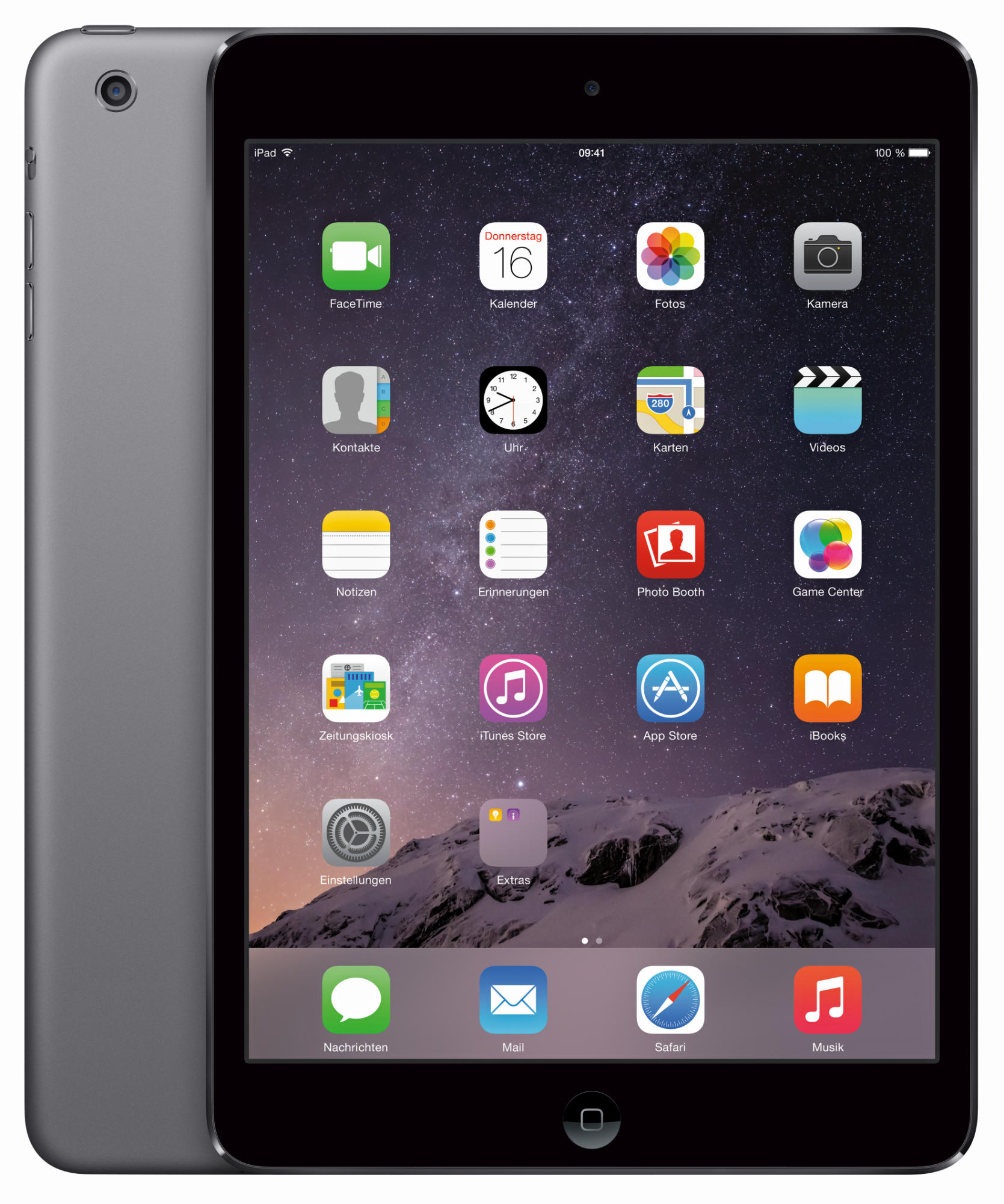 APPLE iPad Mini 2 ME276FD/A, Tablet, 16 GB, 7,9 Zoll, Spacegrau