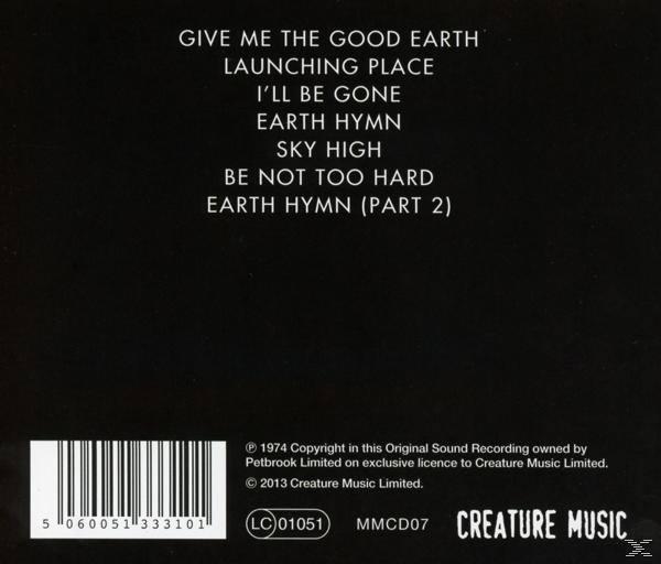 CD-Rückseite mit Songtiteln und Credits. Schwarzer Hintergrund.