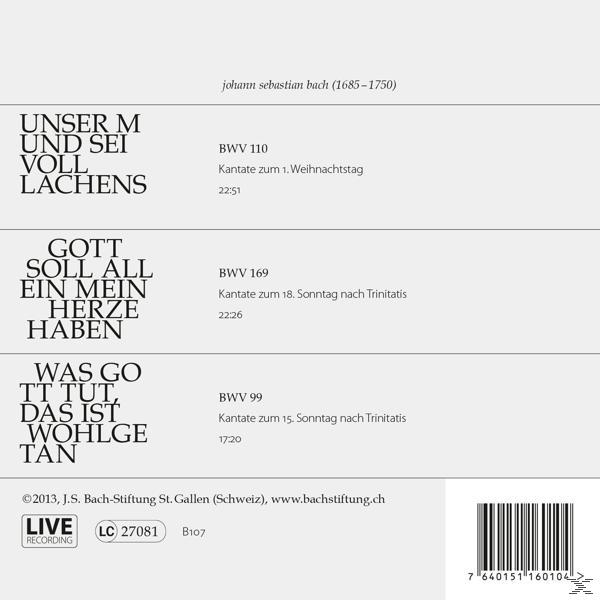 Chor & Orchester der J.S. Bach-Stiftung - Kantaten No°9  - (CD)