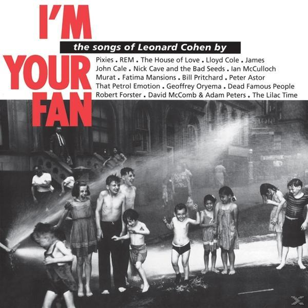 Albumborító az 'I'm Your Fan' címmel, egy csoport gyerekkel, akik vízzel játszanak. A művészek nevei fel vannak sorolva.