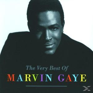 Marvin Gaye Albumcover. Porträt des Sängers mit Text 'The Very Best Of MARVIN GAYE'.