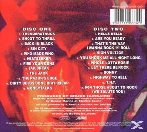 CD-Cover mit Titellisten, Albumname und Teufelsgesicht-Artwork. Der Hintergrund ist rot und lila.