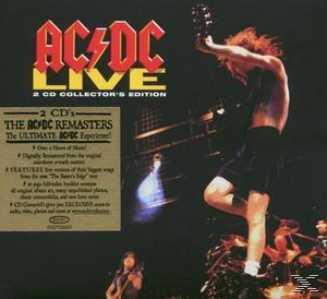 AC/DC Live 2 CD Collector's Edition, mit Live-Performance-Bild von Angus Young.