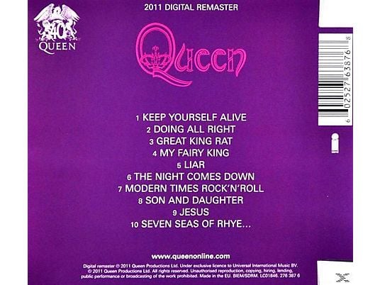 Queen - Queen (2011 Remaster) CD