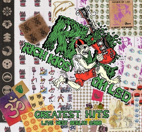 Rkl West - On Kids (rich Berlin - Hits-Live Lsd) (+Bonus) (CD) 1988 Greatest