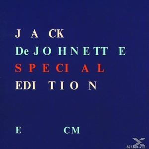 Albumcover mit dem Text 'JACK De JOHNETTE SPECIAL EDITION' auf dunkelblauem Hintergrund.