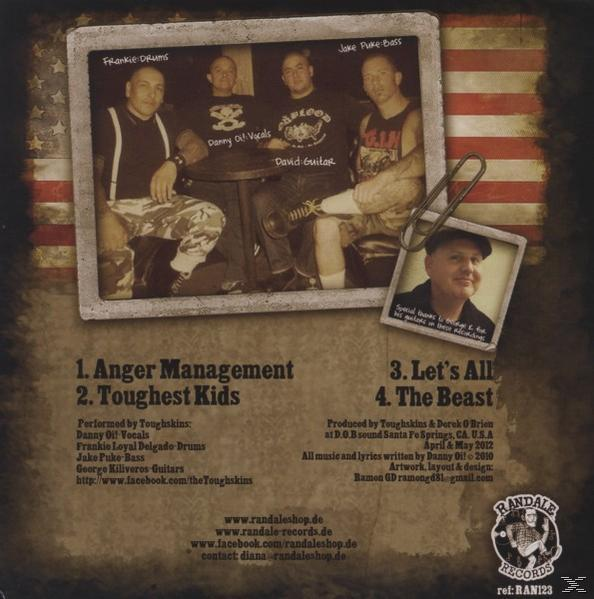 The Toughskins - Anger Management  - (Vinyl)