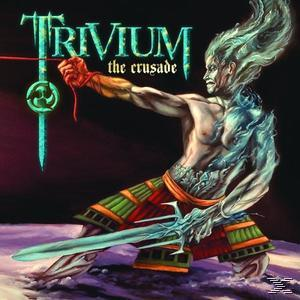 Albumcover mit einem Mann mit einem Schwert. Der Bandname 'TRIVIUM' steht oben. Dunkler Hintergrund.