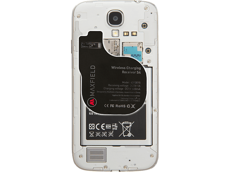 MAXFIELD Wireless Charging, Samsung, Galaxy S4, Schwarz