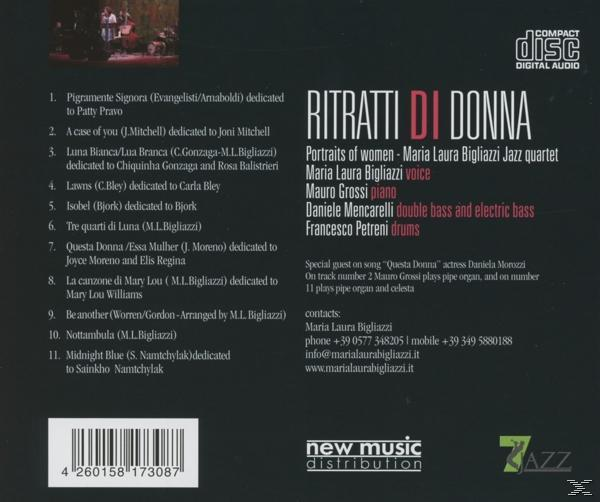Maria Laura Bigliazzi - Ritratti Di Donna  - (CD)