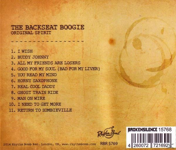 The Backseat Boogie - Original - (CD) Spirit